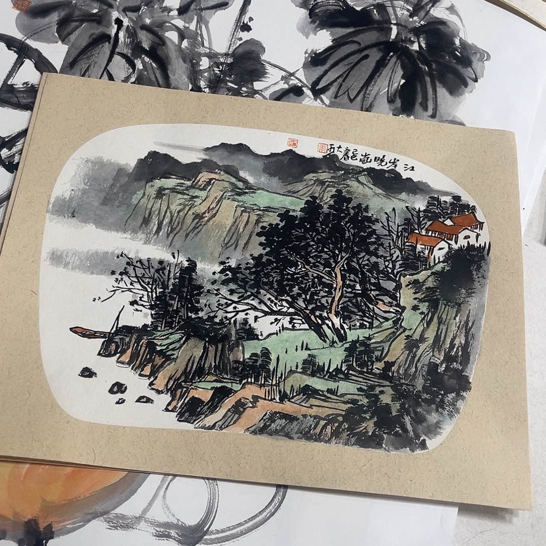 姜奇老师山水作品