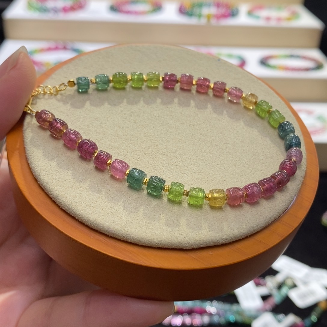 【闪购商品】碧玺手串未镶嵌两天看货期