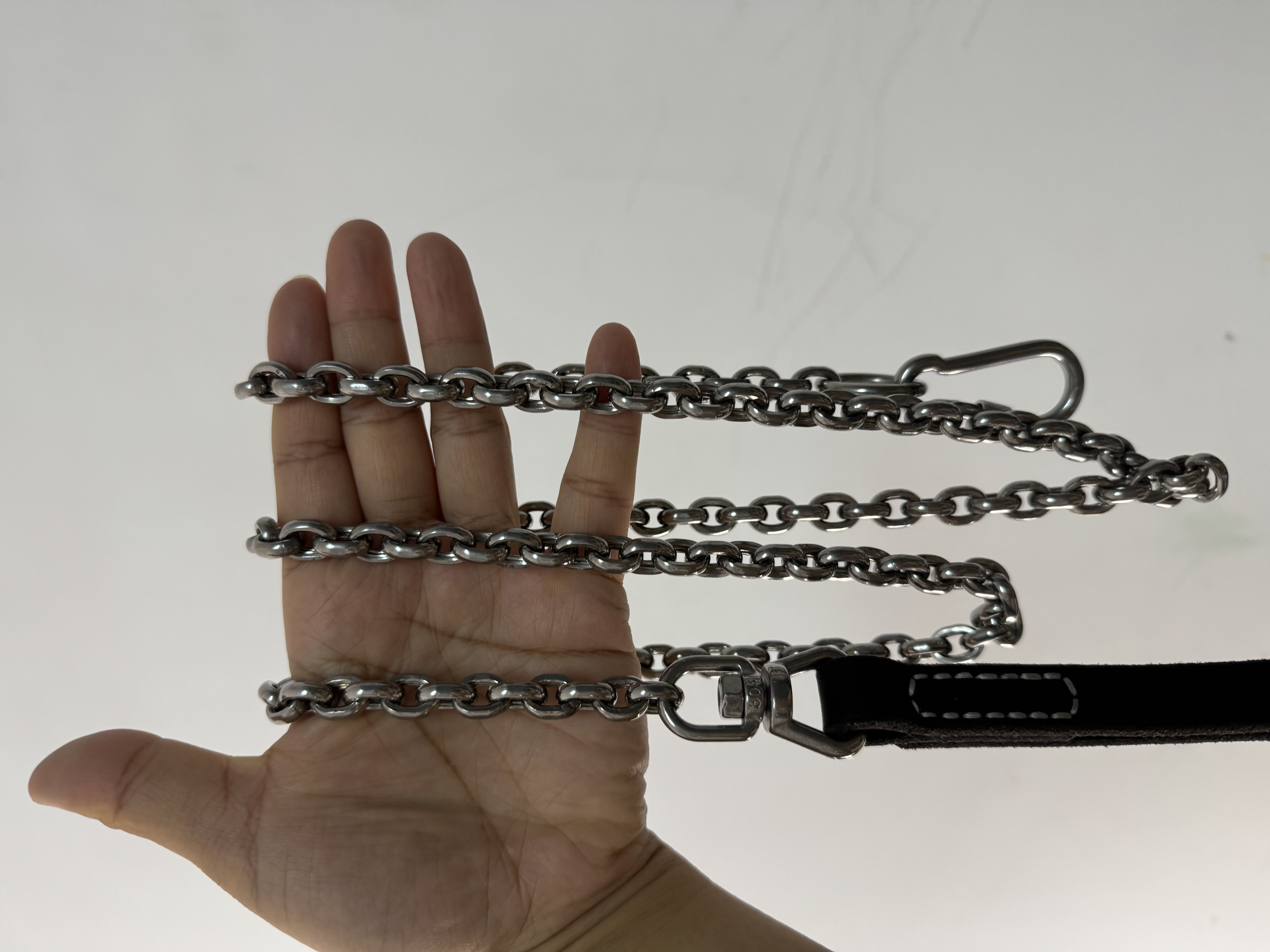 宠物多功能牵引链狗绳P链牵引一体狗链中型犬中大型犬狗P链牵引