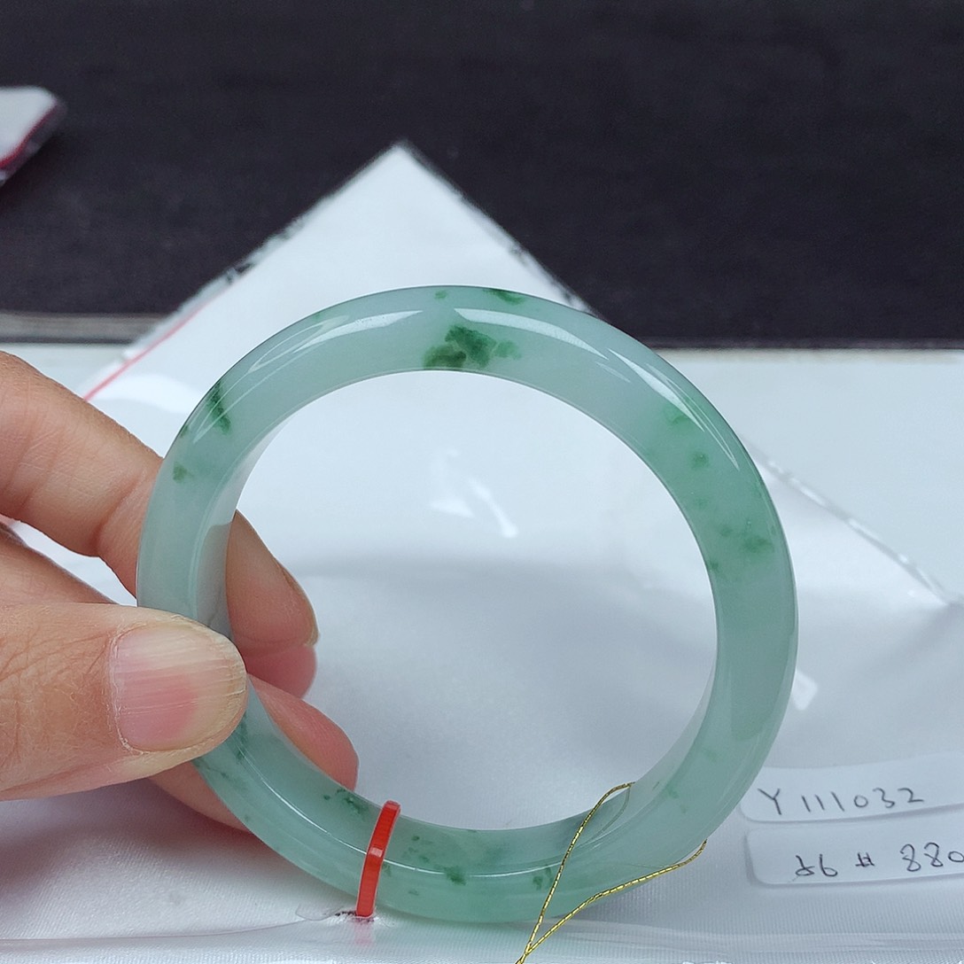 未镶嵌手镯翡翠56圈1032