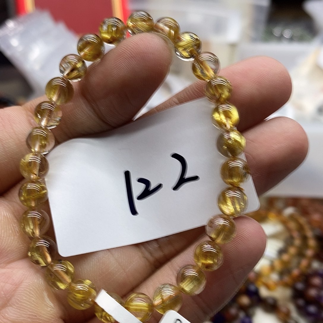 水晶手串未镶嵌天然