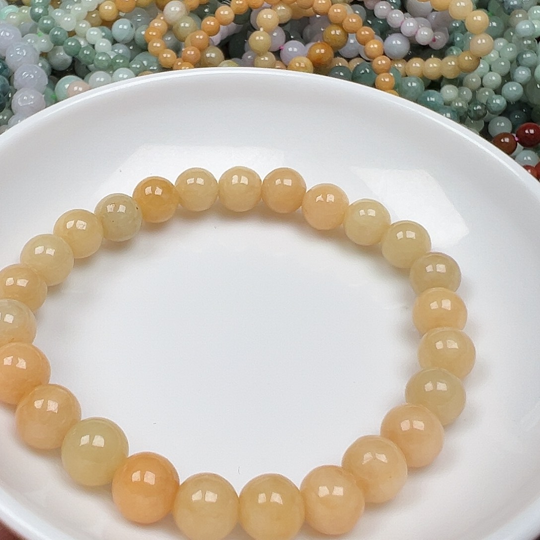 翡翠手链未镶嵌双*?货主老华