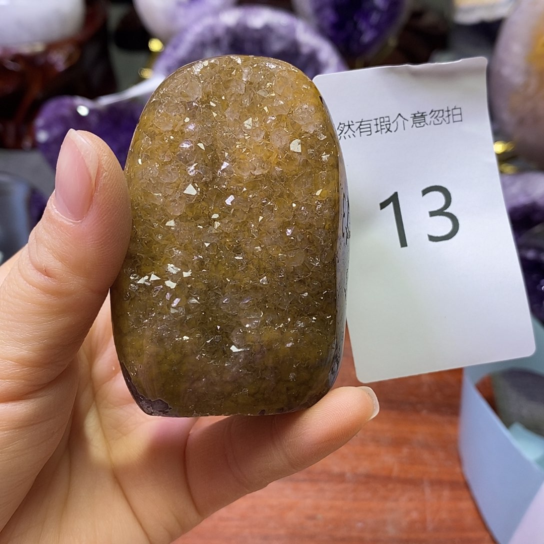 珠宝半成品紫晶未镶嵌