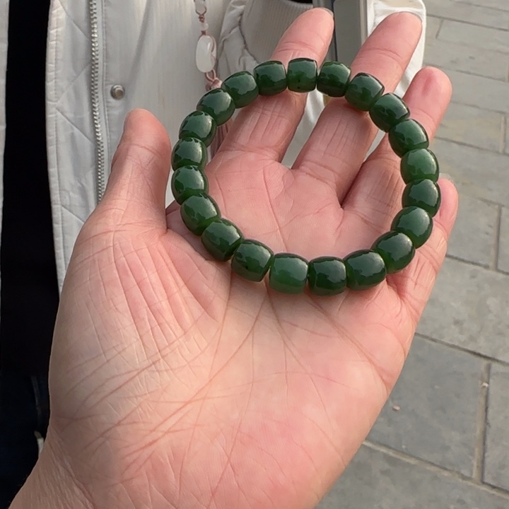 和田玉手链未镶嵌