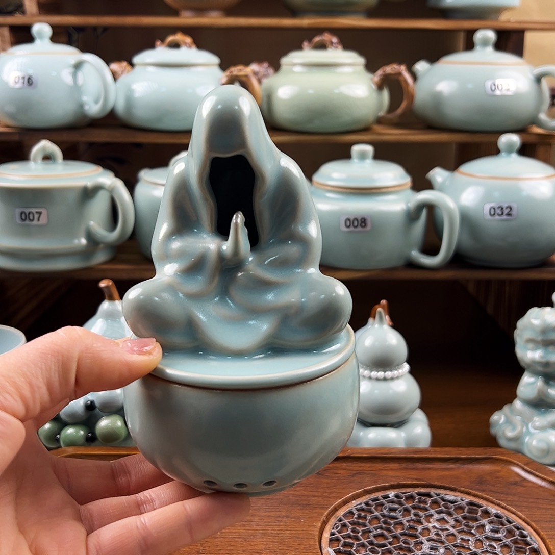 仿古釉无相香炉福利价