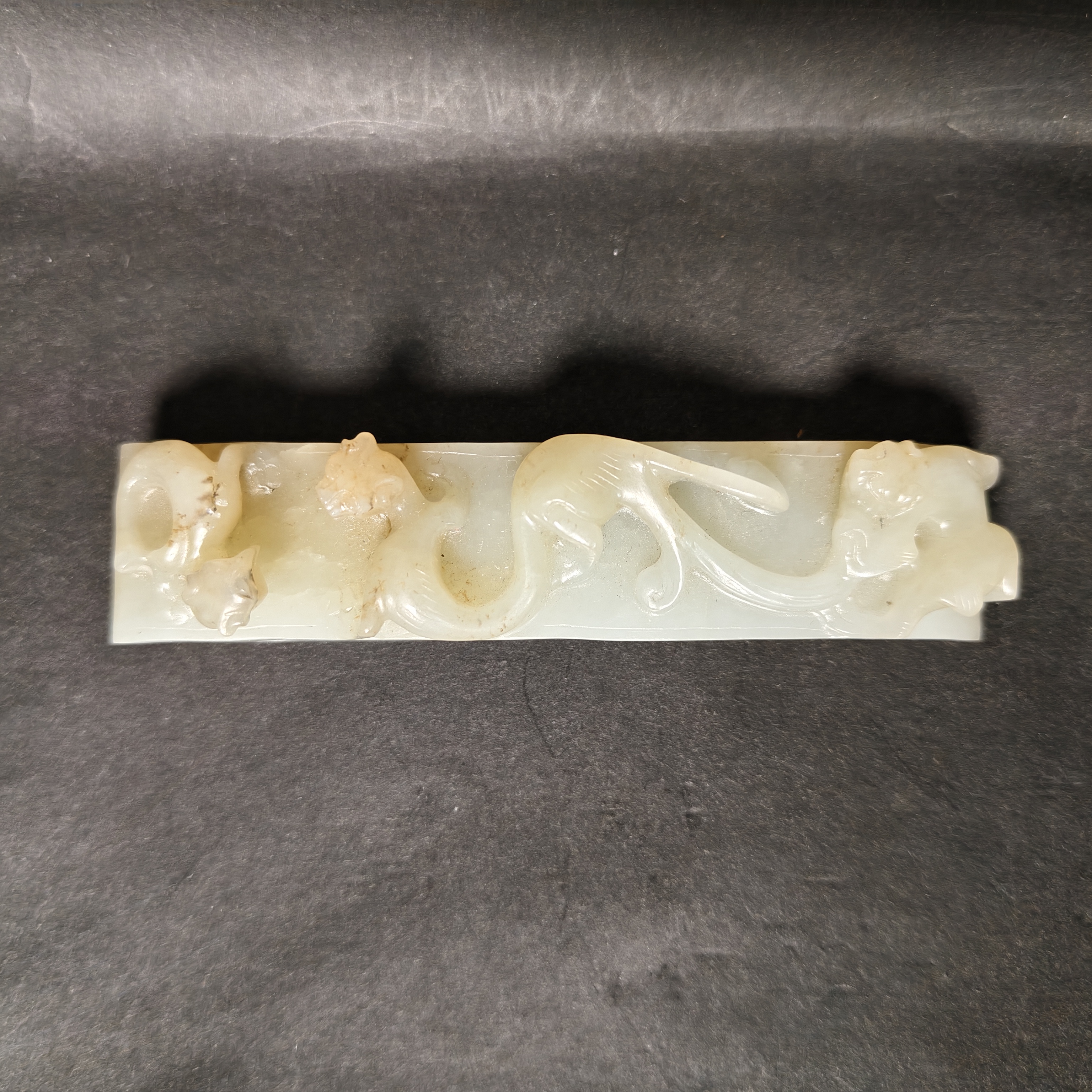 0205晚013和田玉螭剑饰组件