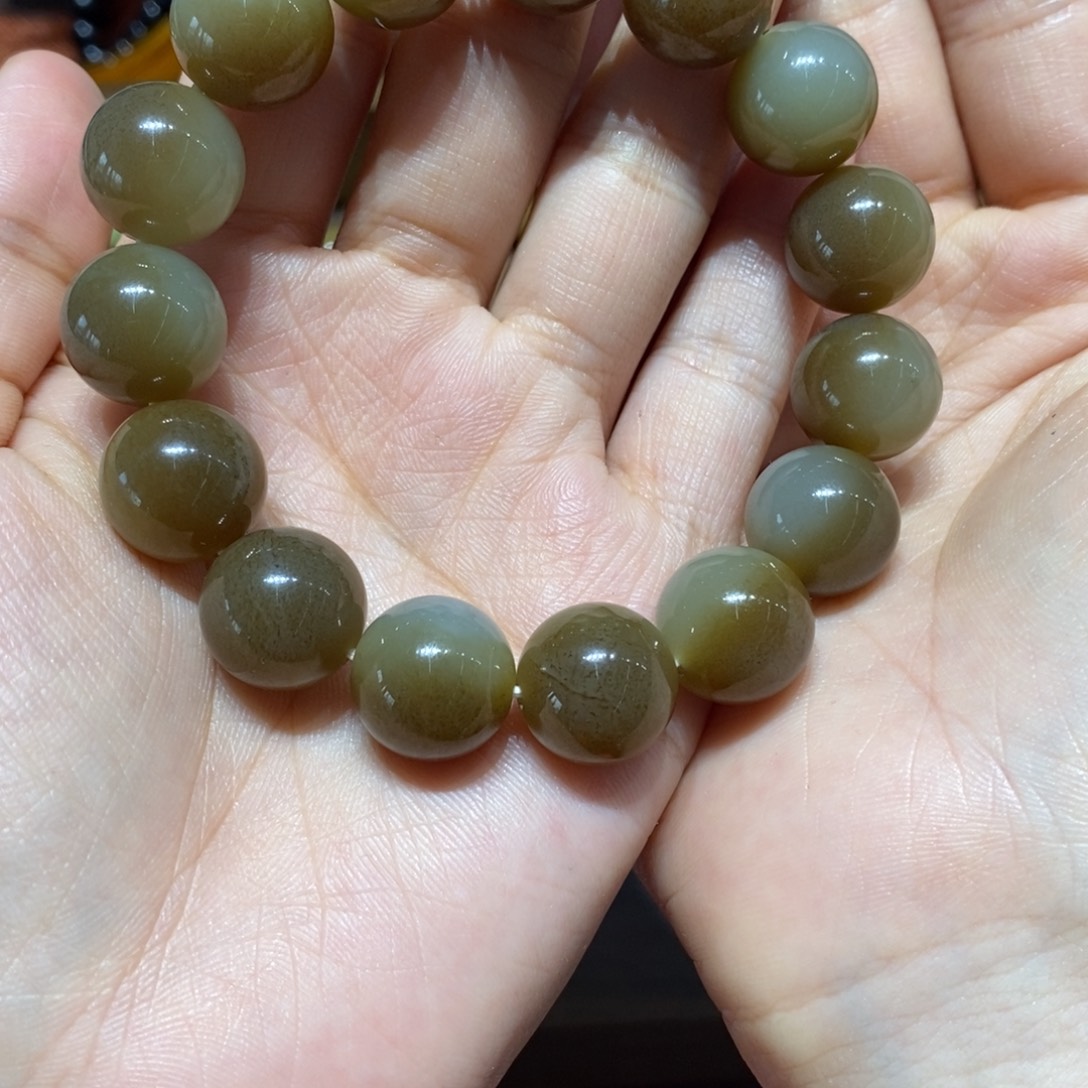 拾****和田玉（糖玉）未镶嵌手串