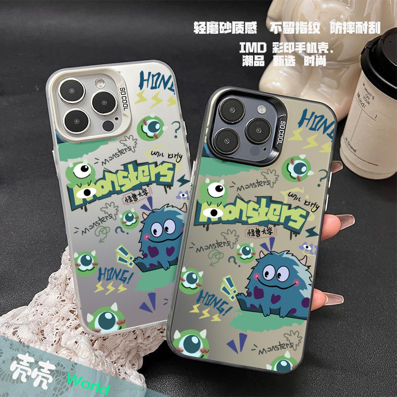怪兽大学软包硬背潮壳散热创意手机壳适用苹果华为手机必备用品