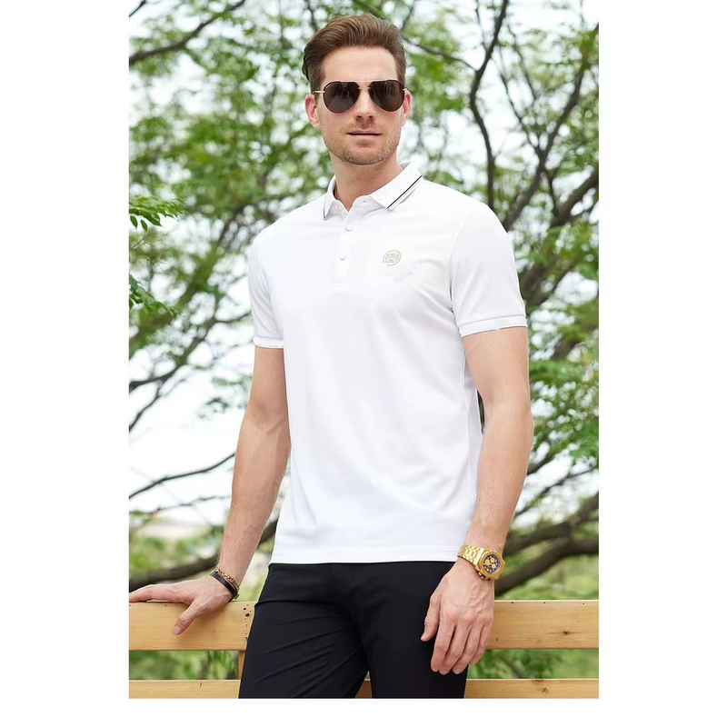 九【冰丝锦氨顺滑】翻领冰爽Polo衫男 夏季凉感舒适透气短袖t恤