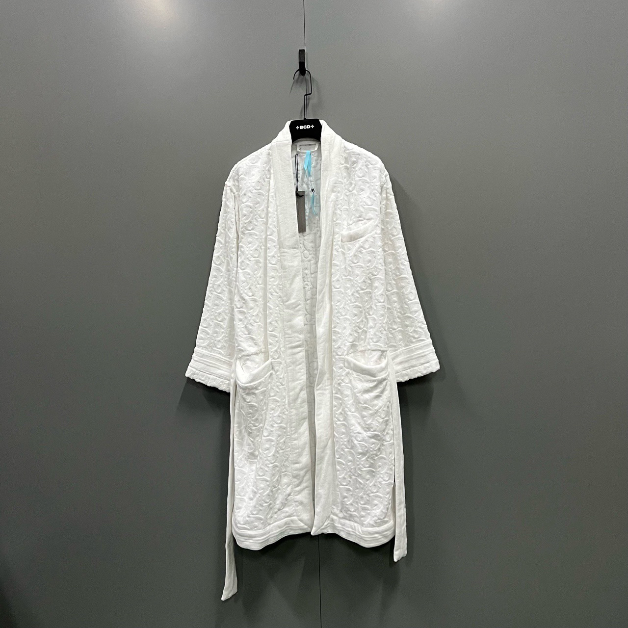 未使用 DIOR/迪奥 jp1230 满印压纹老花睡袍 S码 207247