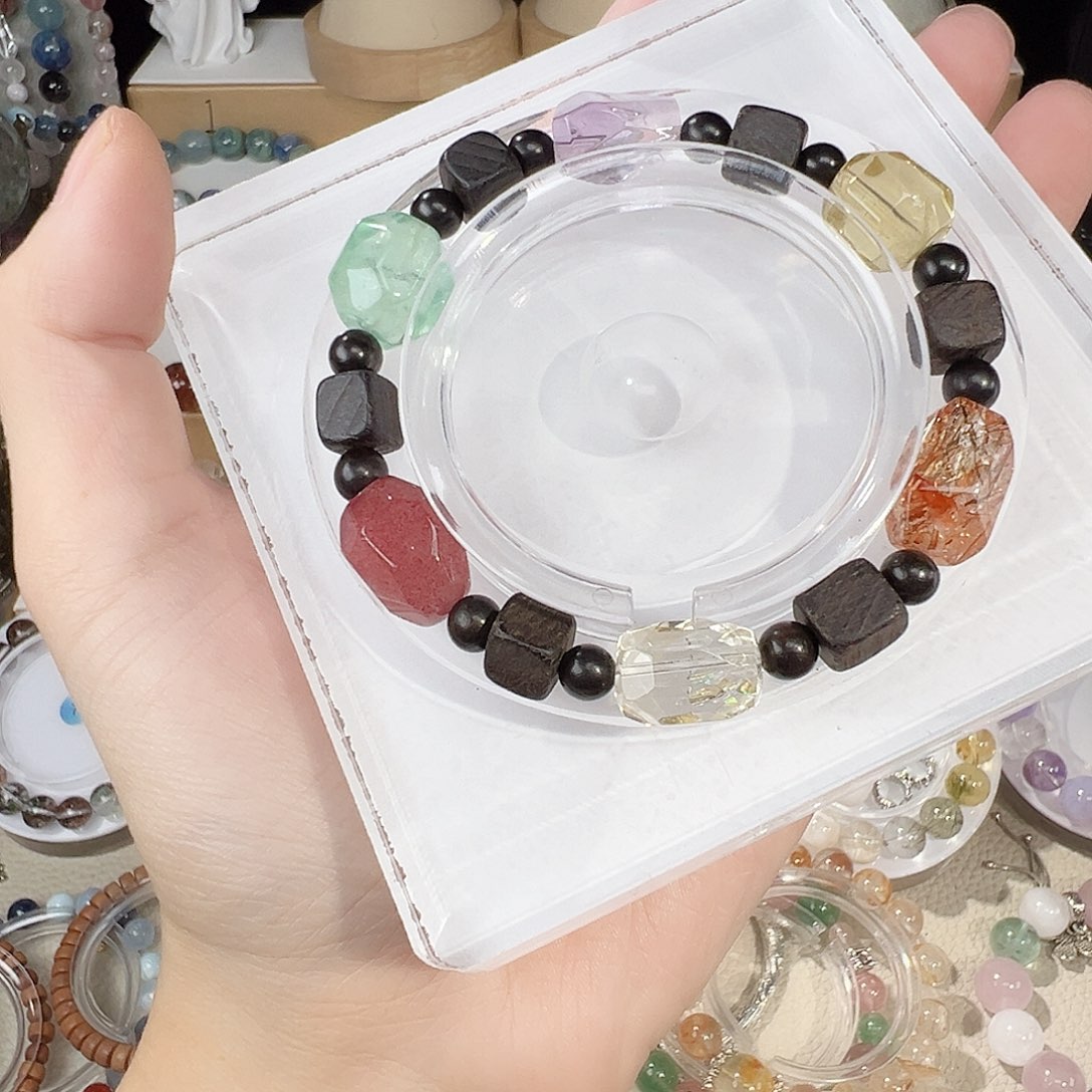 未镶嵌手串水晶多宝钻切