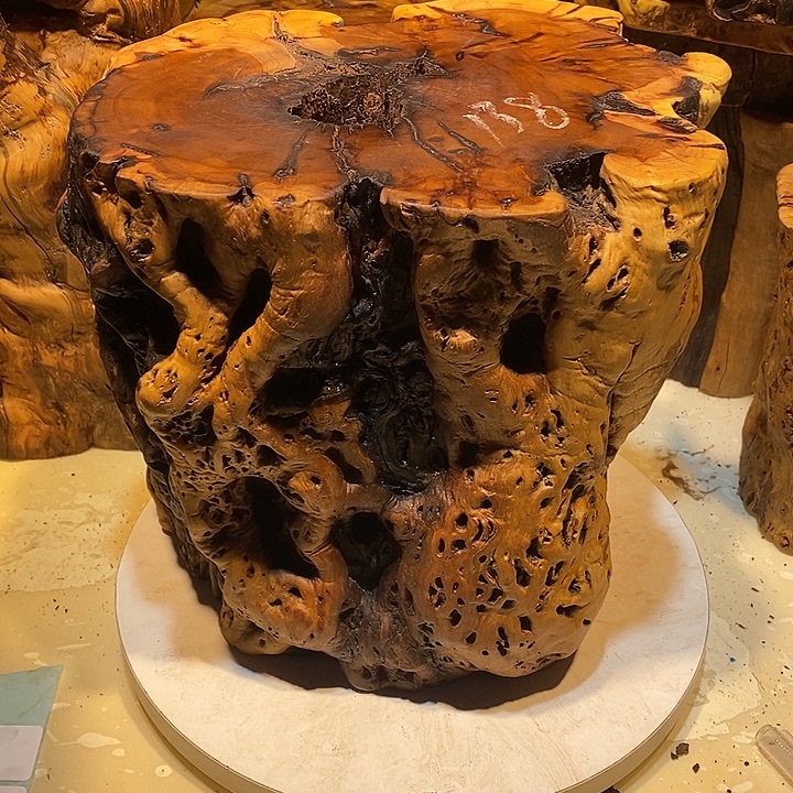 木天然老枣木墩子