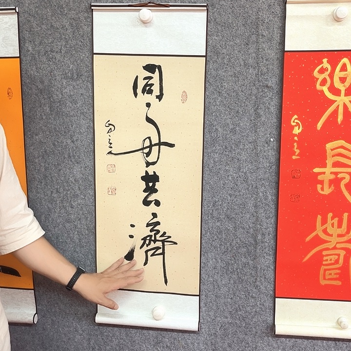 书法同舟共济作品