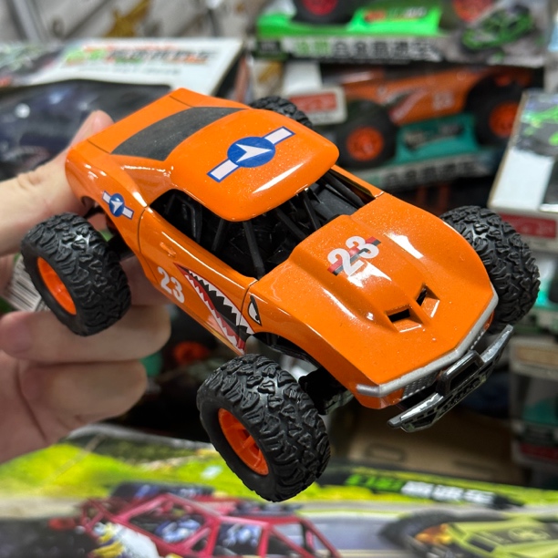 【盒损微瑕】越野合金车高速回力汽车玩具