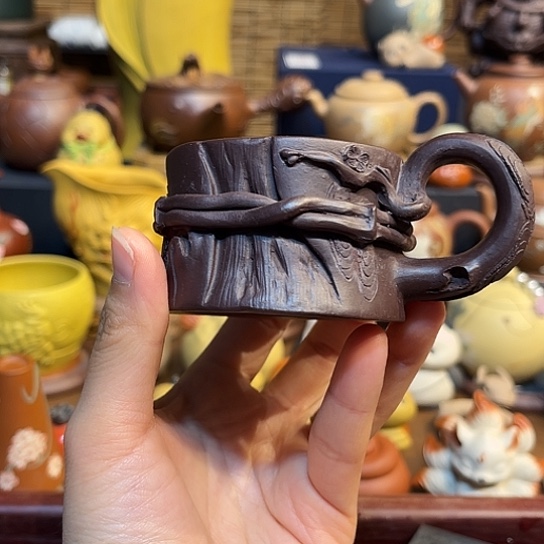 紫砂茶杯紫砂主人杯