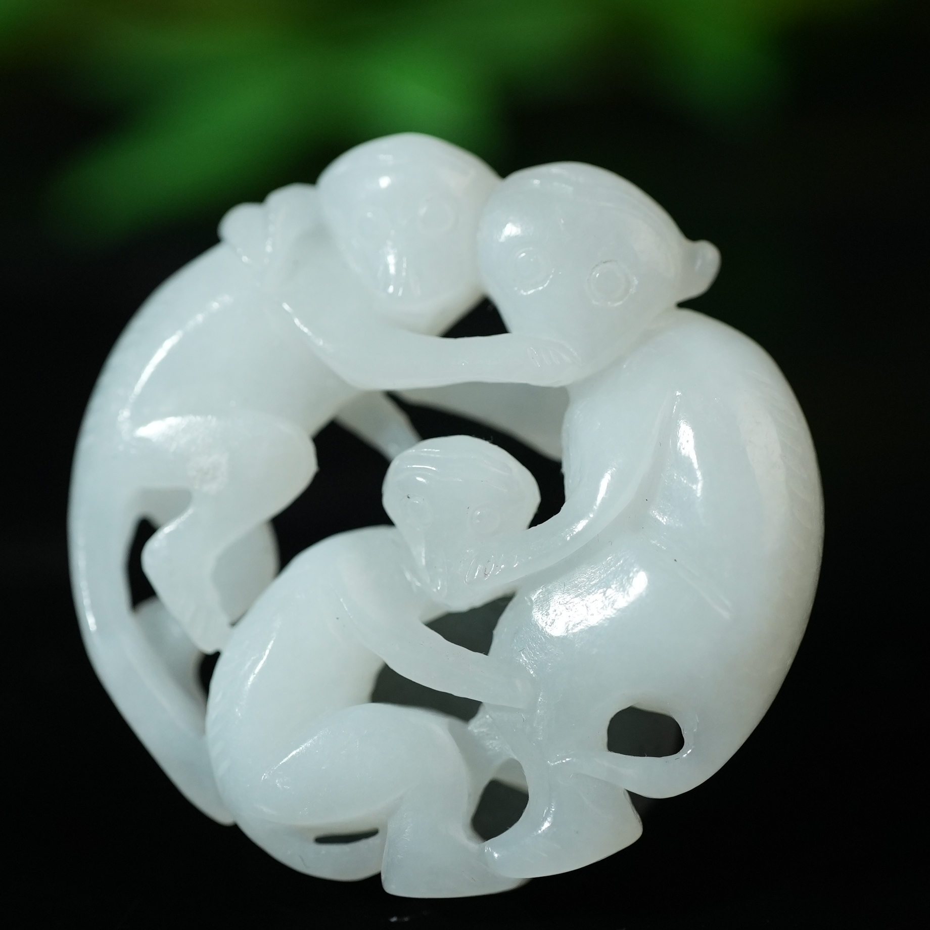 清代和田玉辈辈侯玉佩【华豫之门】LFJ250117017