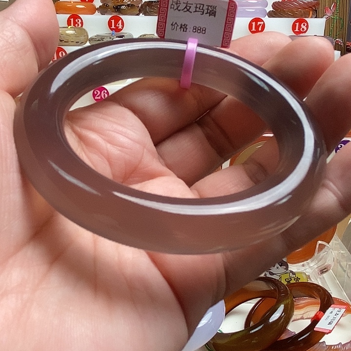 手镯玛瑙/玉髓未镶嵌用****2