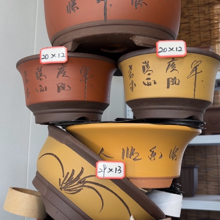 紫砂花盆        100-6