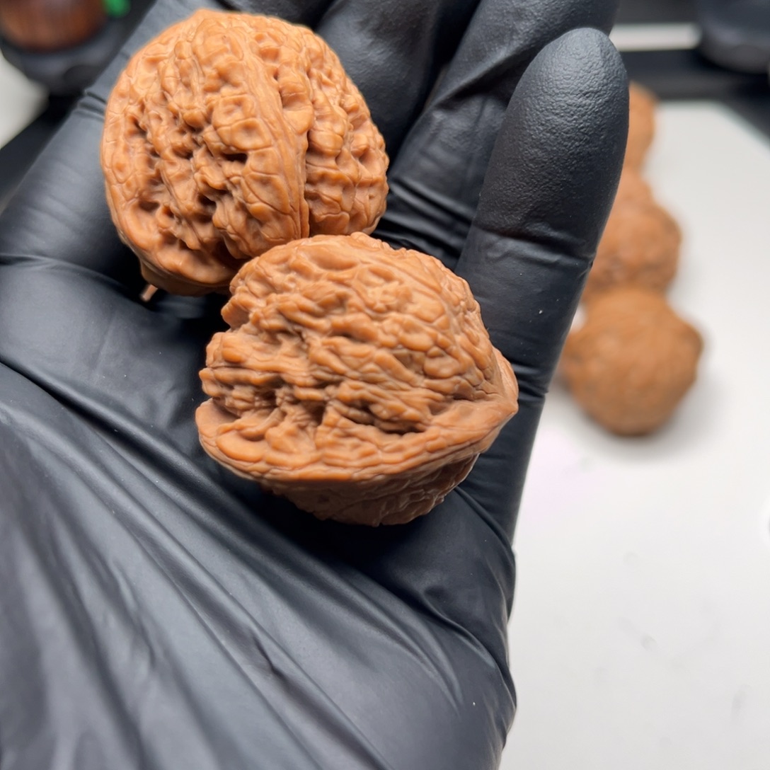 ****咂把件核桃35三角密纹