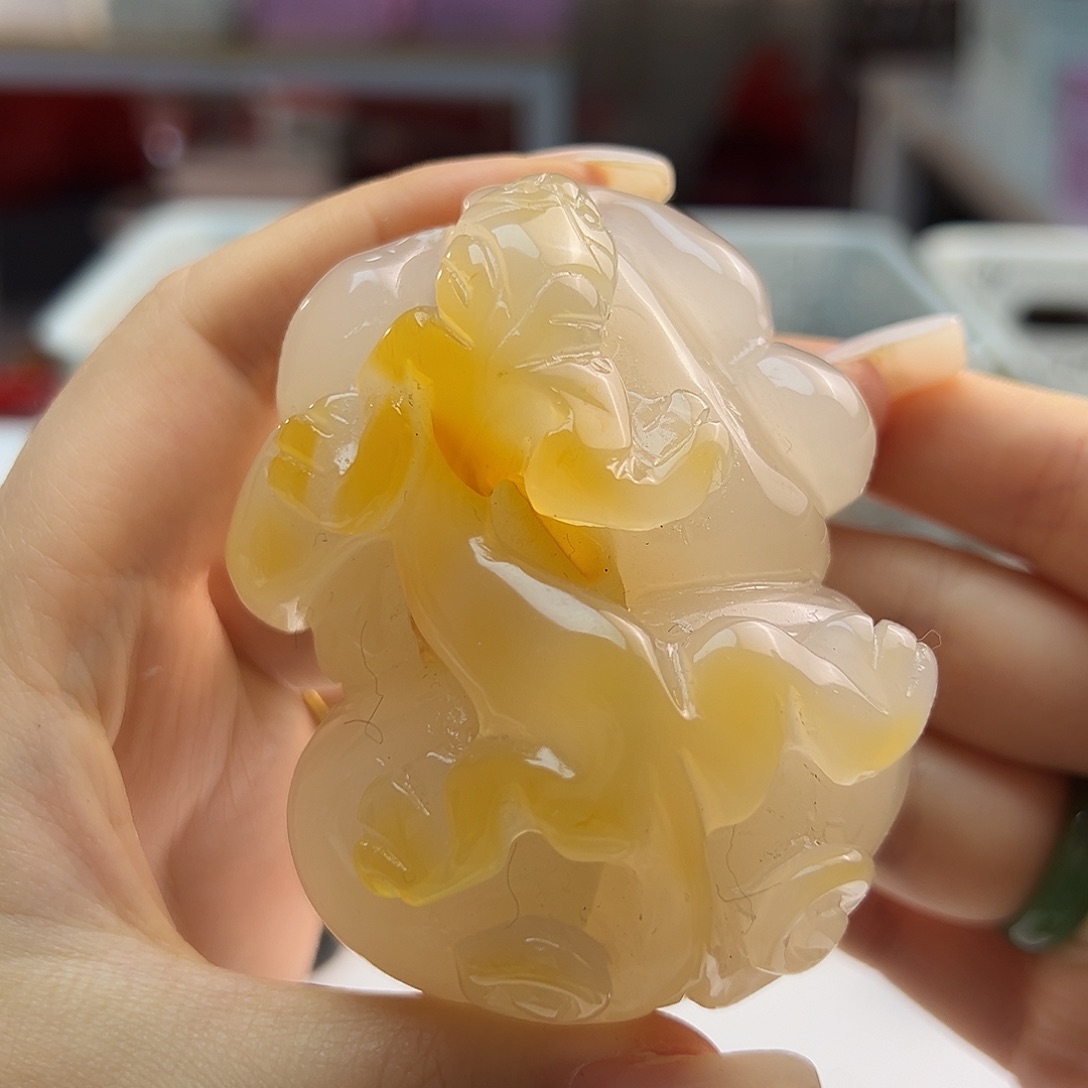 玛瑙/玉髓未镶嵌吊坠(不含链)