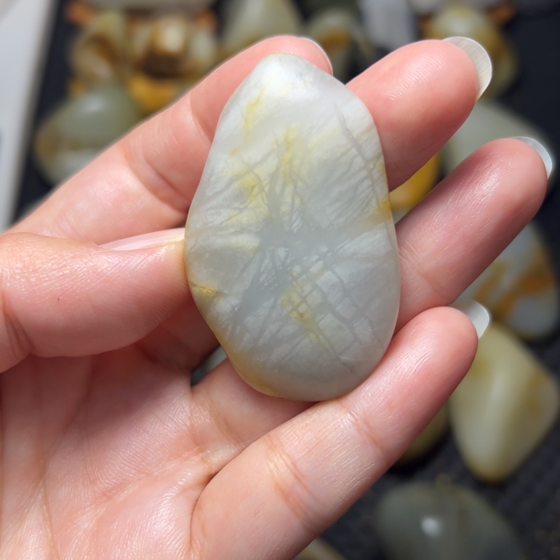 和田玉未镶嵌挂件A5