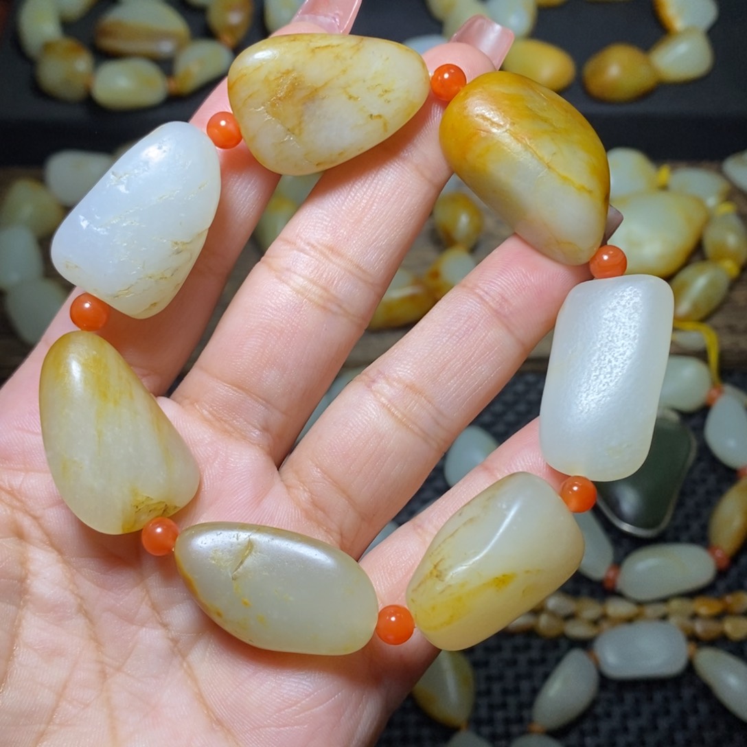 和田玉手链未镶嵌