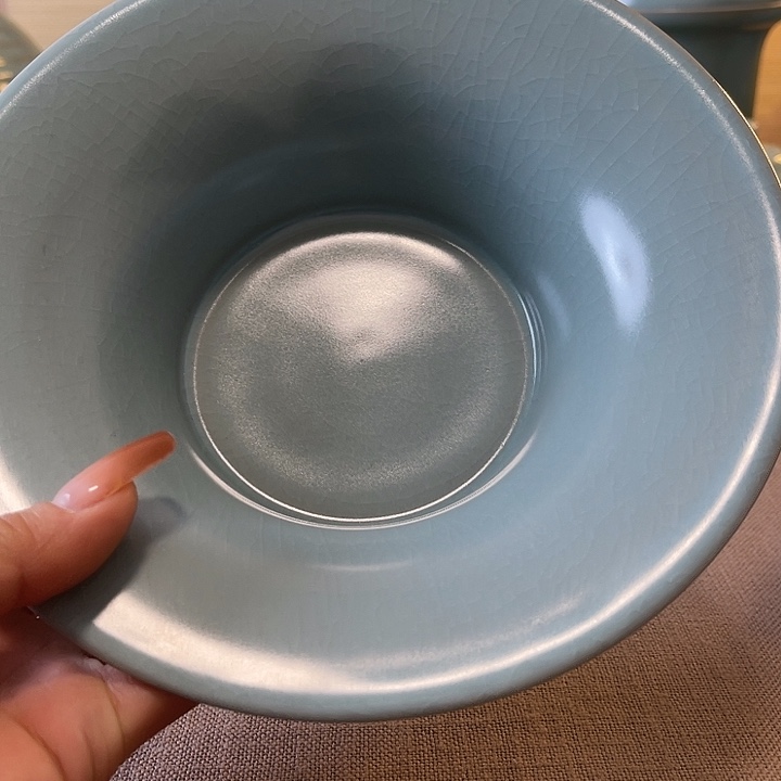 瓷片高足盘三足盘一一