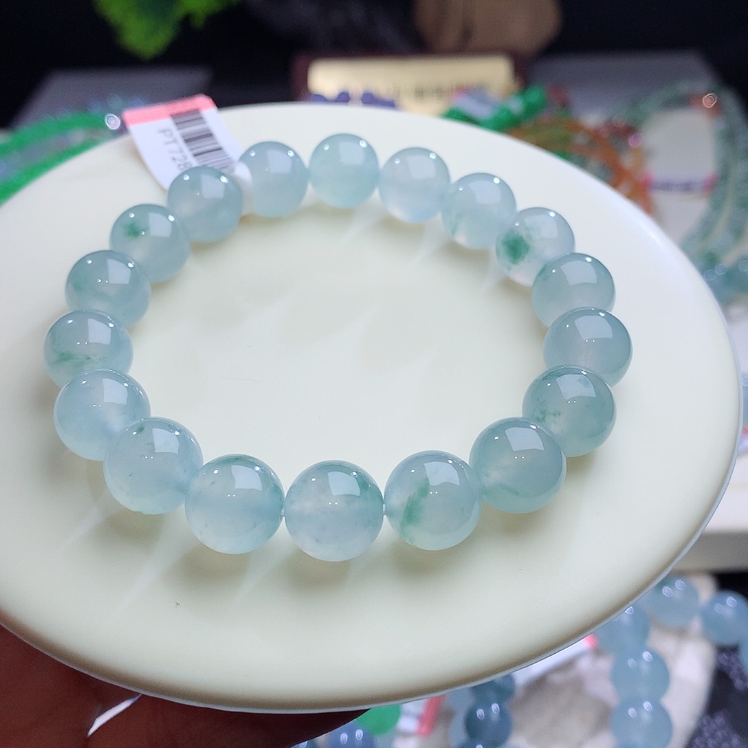 未镶嵌手串翡翠卡11mm