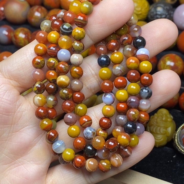 玛瑙/玉髓未镶嵌手链