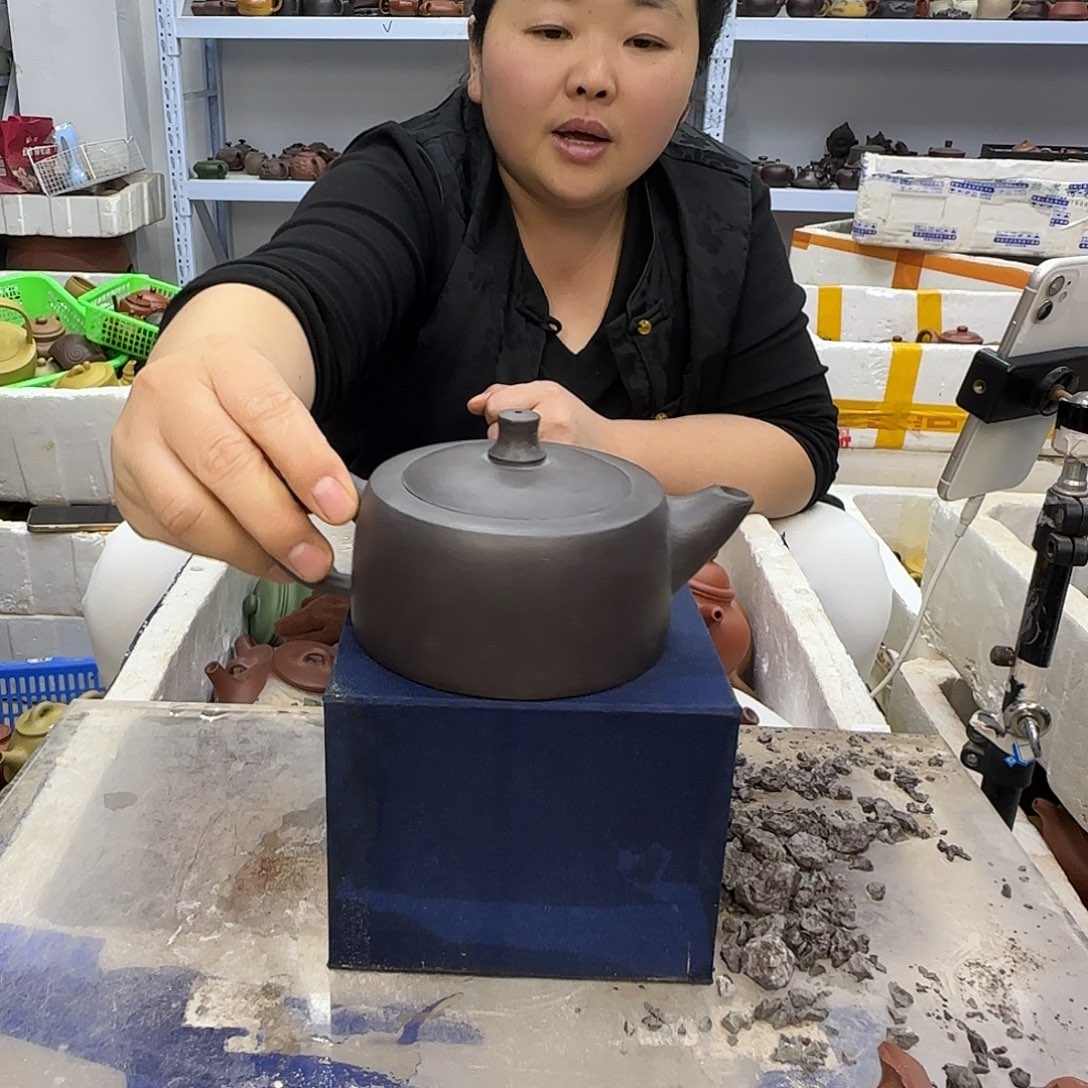 紫砂茶壶宜兴紫砂壶瑕疵处理