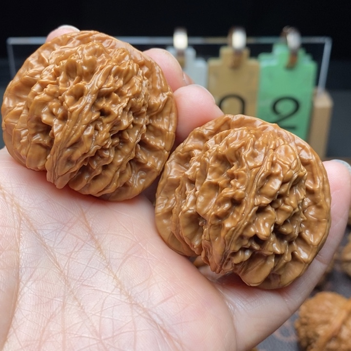 文玩核桃把件四座楼44
