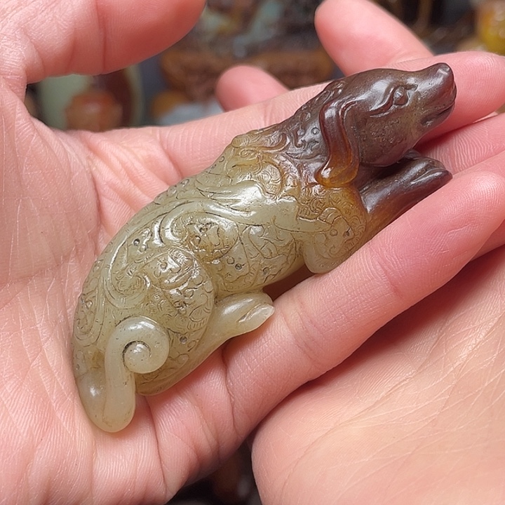 和田玉挂件未镶嵌生*