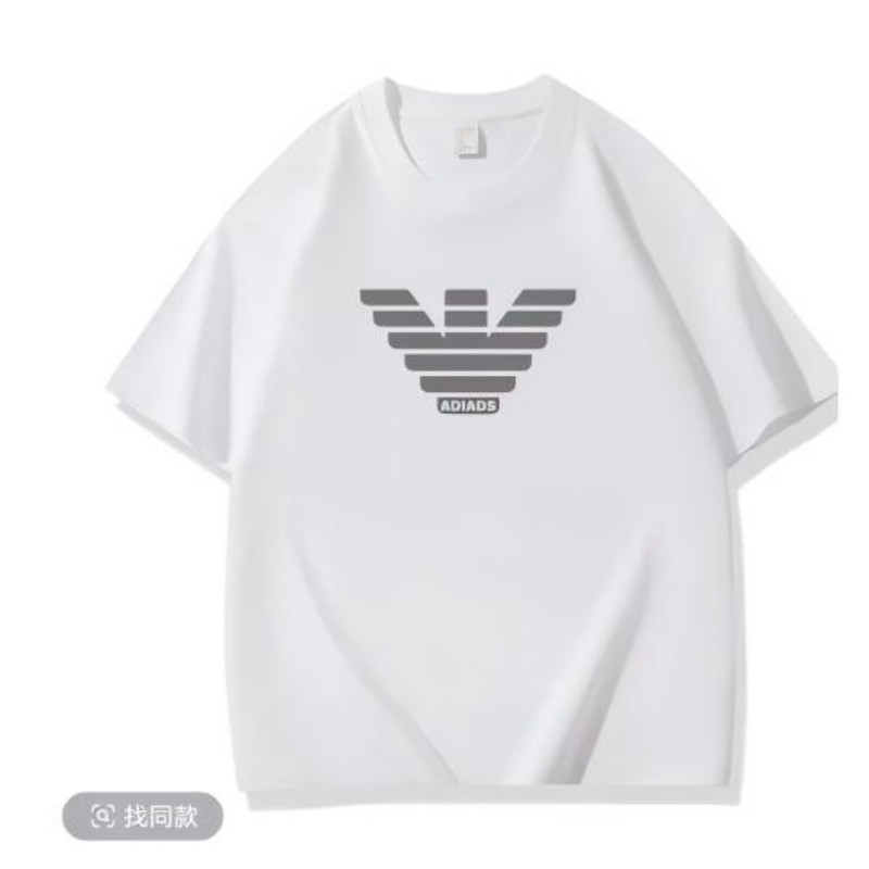 2025新款夏季男女 同款小清新圆领短袖043