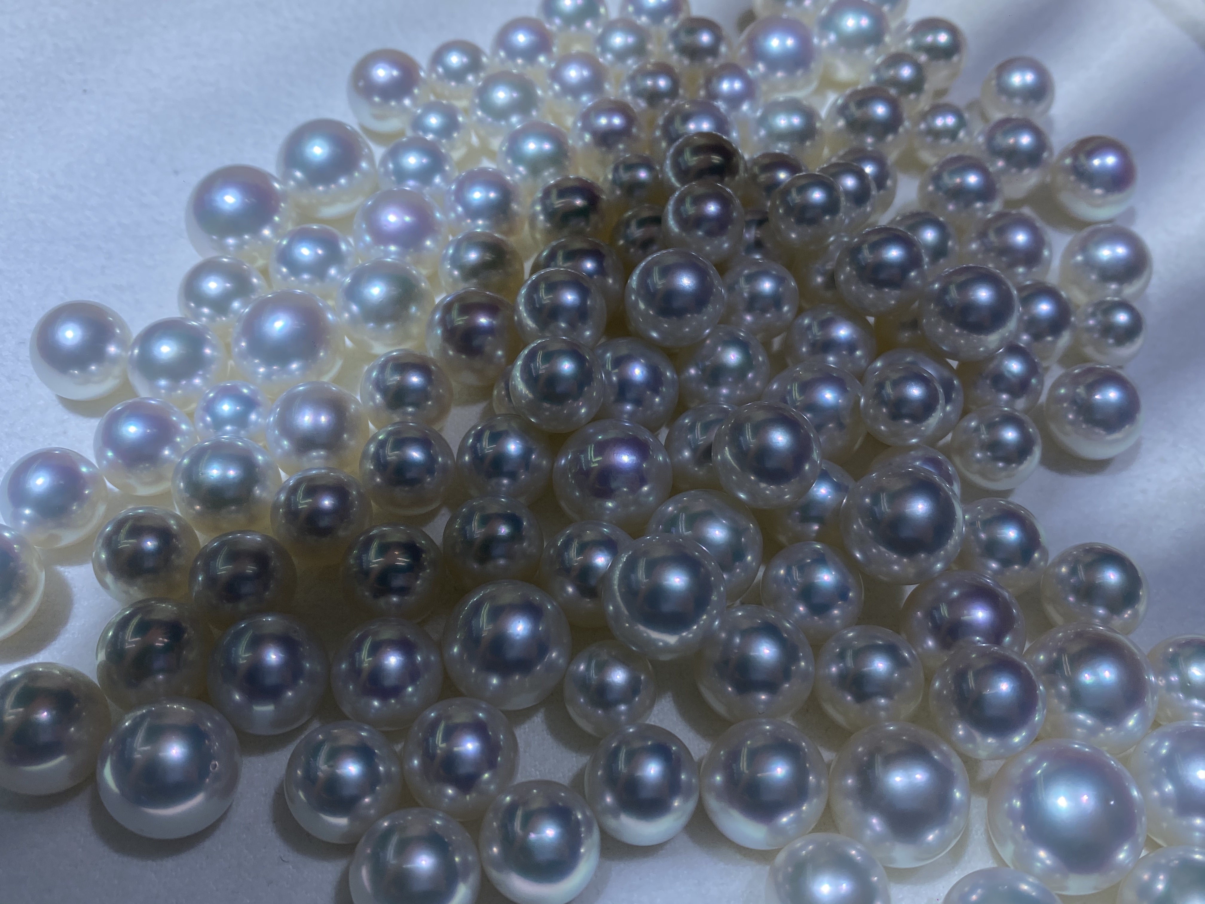 【裸珠定制】南洋海水澳白珍珠 宝石光澳洲布鲁姆珍珠  多样性发一