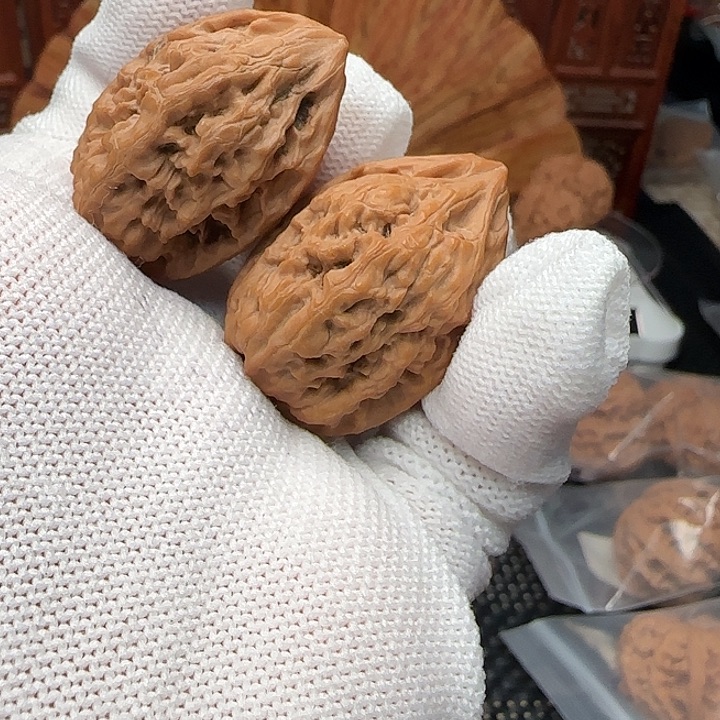 吊坠文玩核桃全品十三陵鸡心26尺无药福利