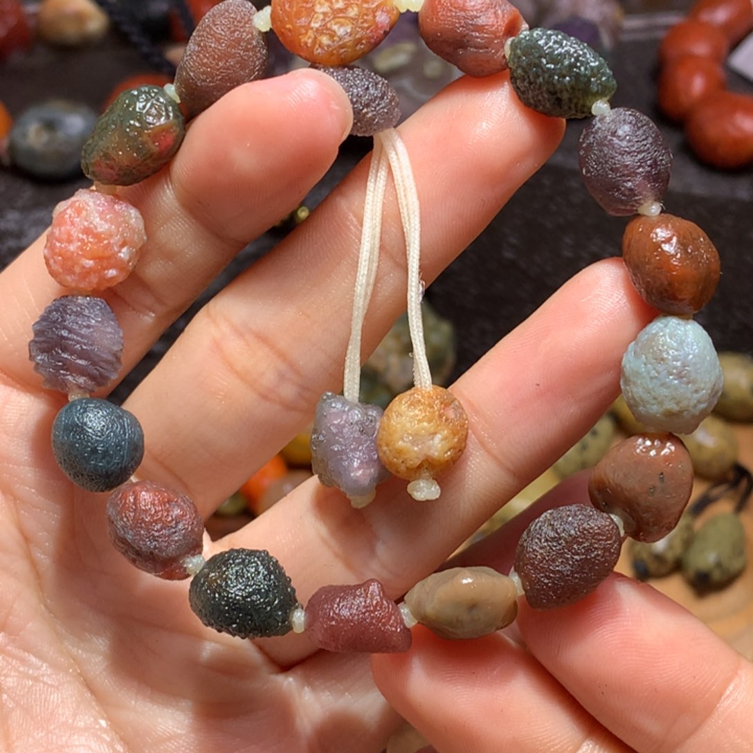 未镶嵌玛瑙/玉髓珠宝半成品