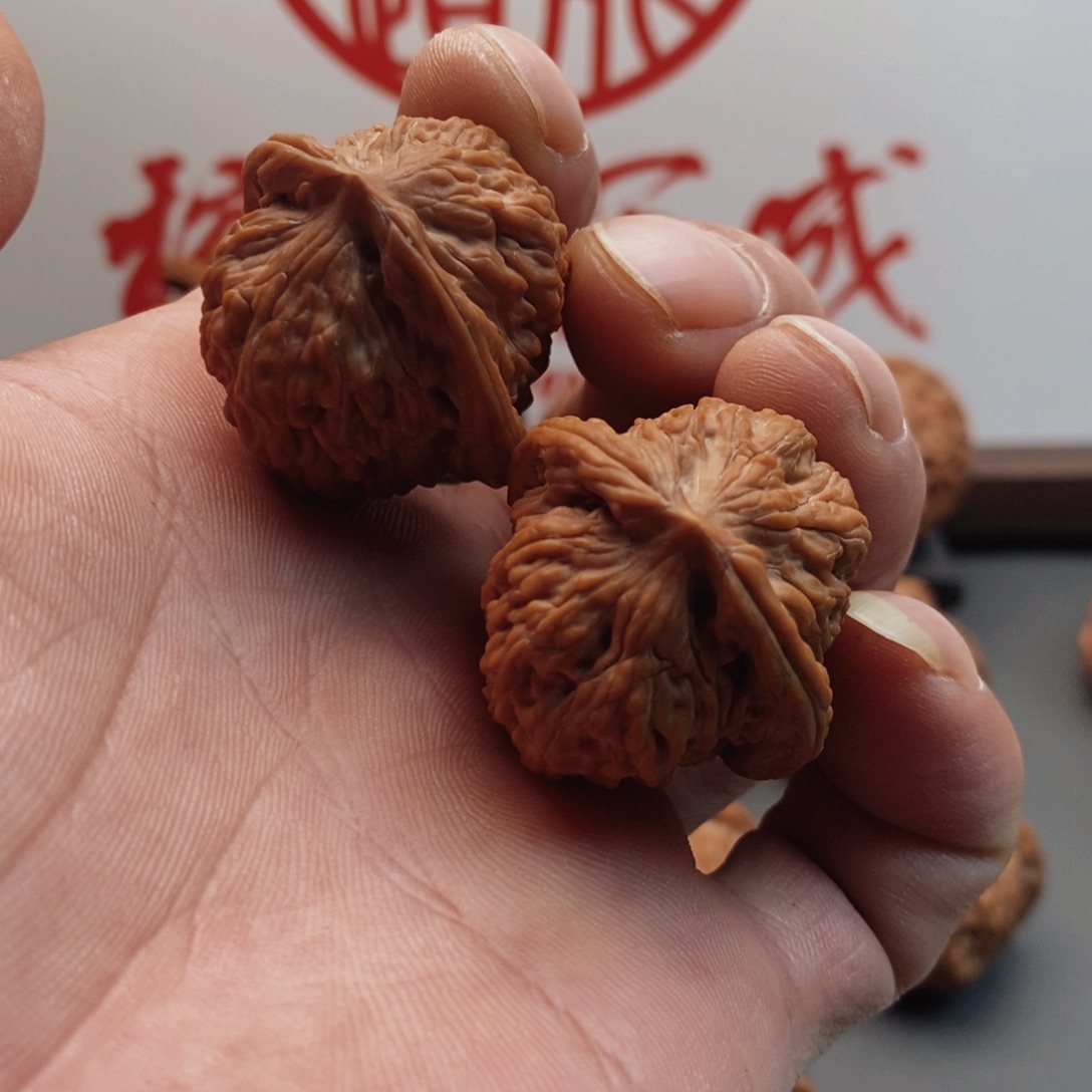 把件文玩核桃野生线楼子32