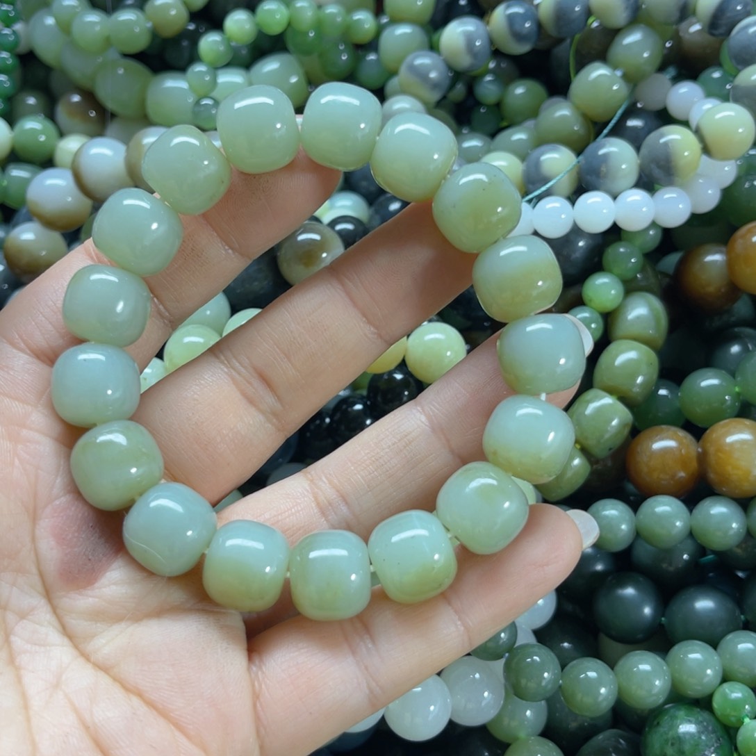 和田玉手链未镶嵌