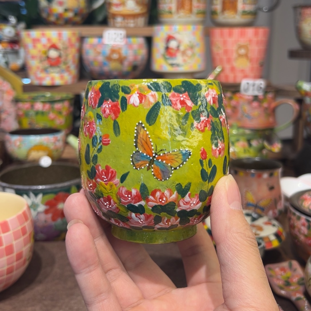 紫砂 景德镇陶瓷手绘杯