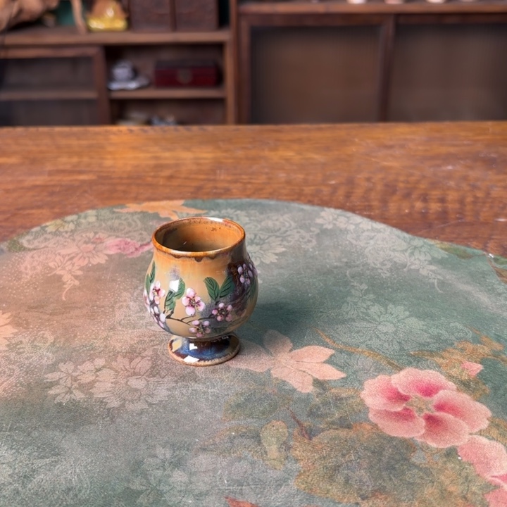 柴烧纯手工手绘陶瓷