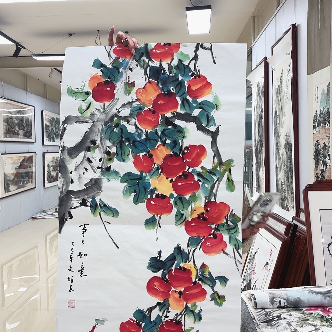 国画国画作品集一个由一位