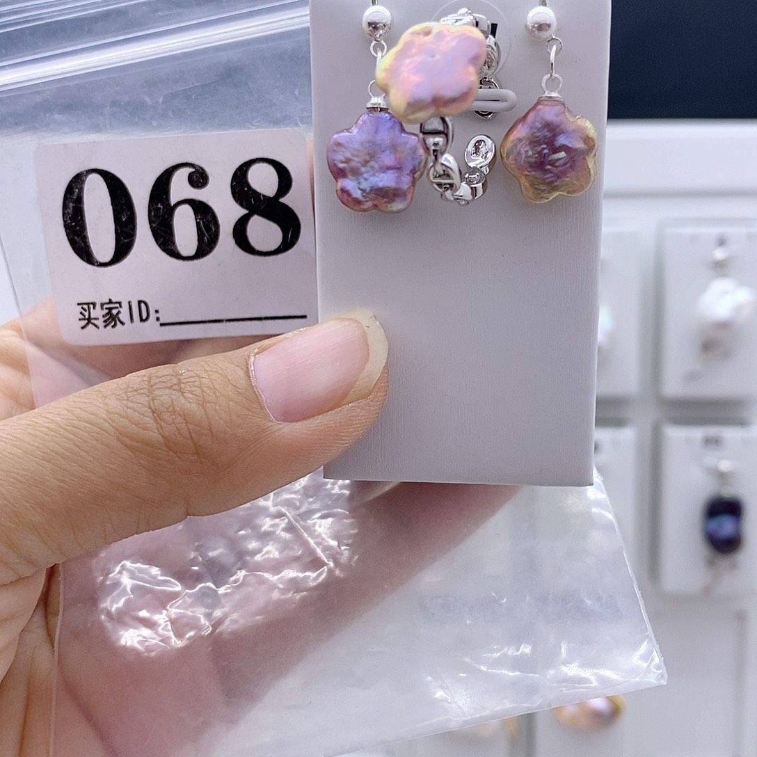 ****茶颈饰淡水珍珠钛钢