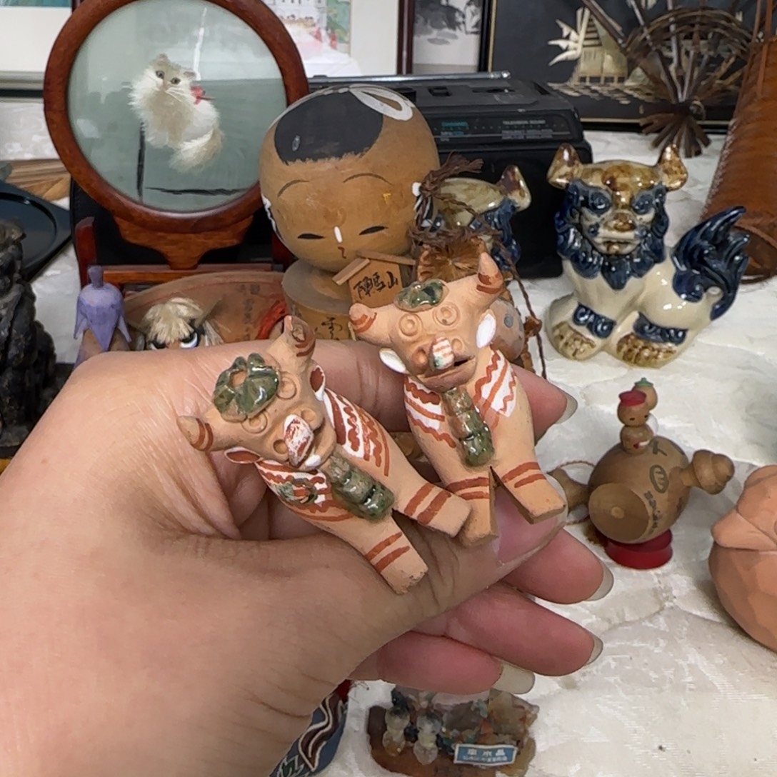 春***行瓷片茶室摆件茶室摆件