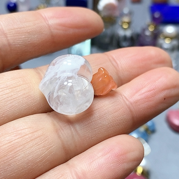 未镶嵌珠宝半成品水晶花***菜水晶