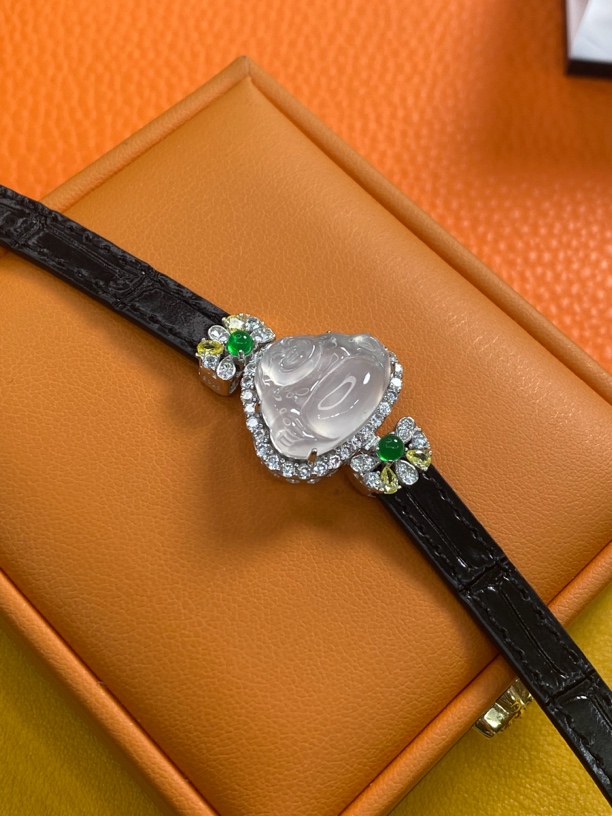 天然俄料 石英质玉 佛公手牌 大肚佛 时尚必备 气质