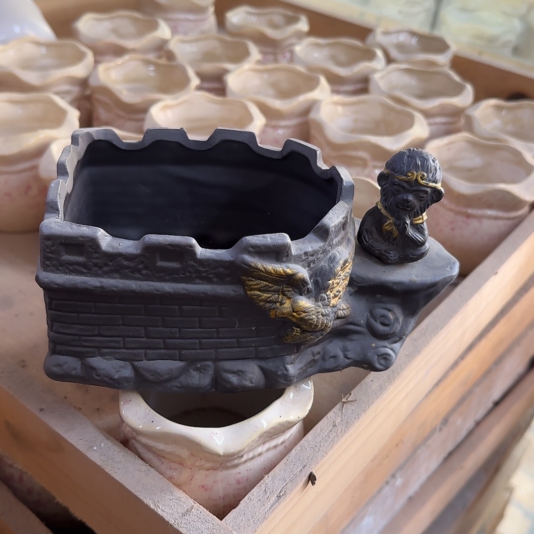 送摆件：默认有孔，福利满15元发：