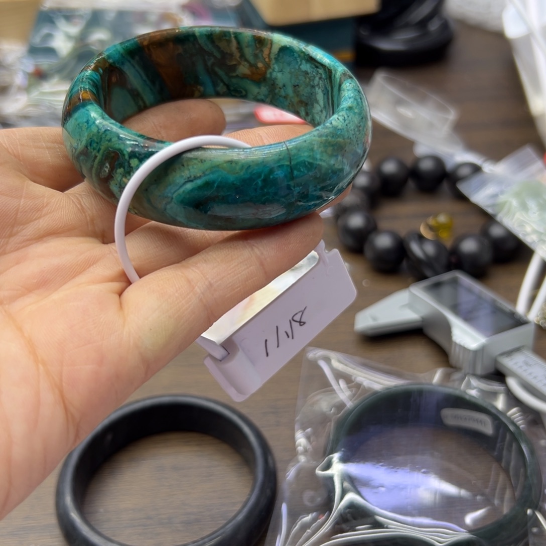 虛***无和田玉未镶嵌手链949