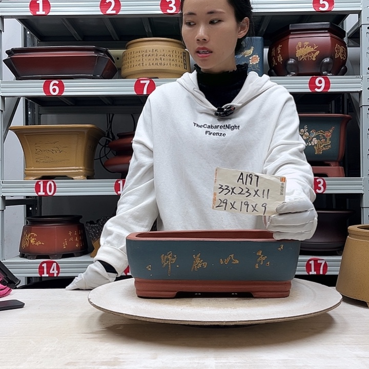 紫砂花盆紫砂花盆