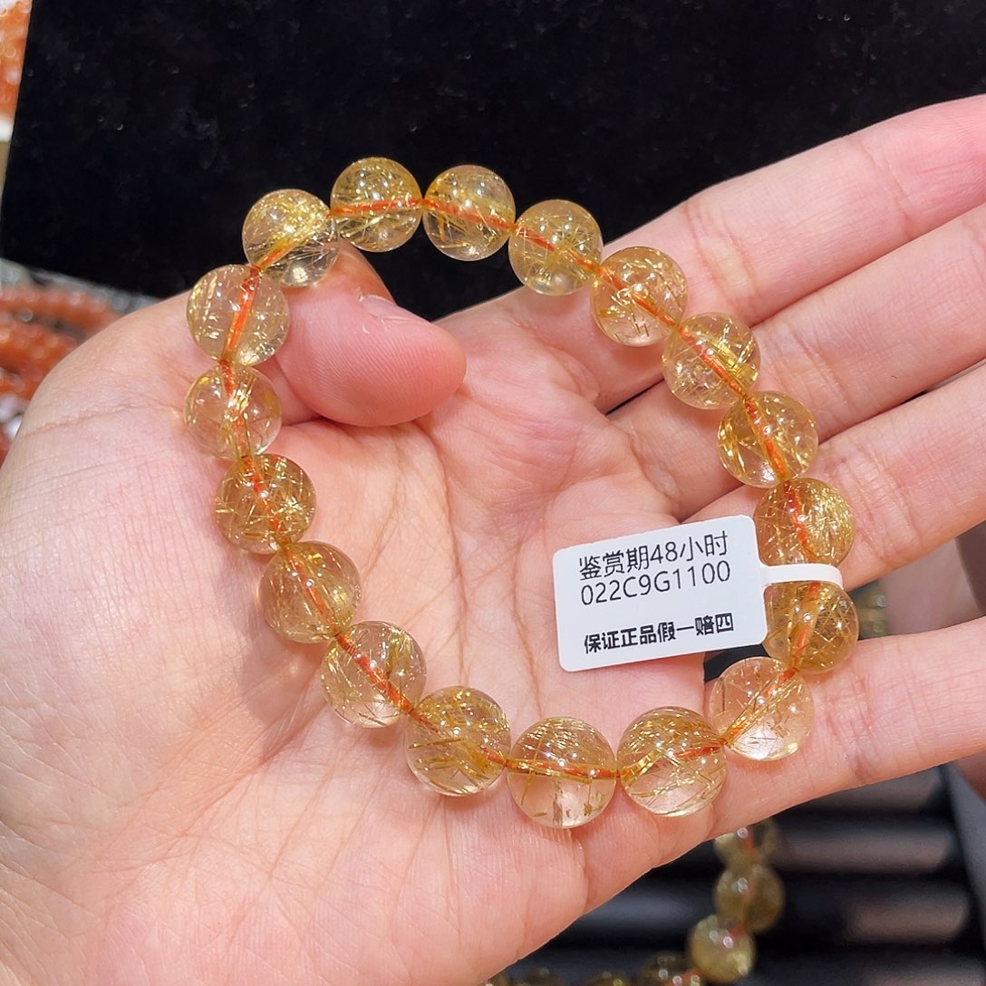 手链发晶未镶嵌烟花钛晶11.9mm