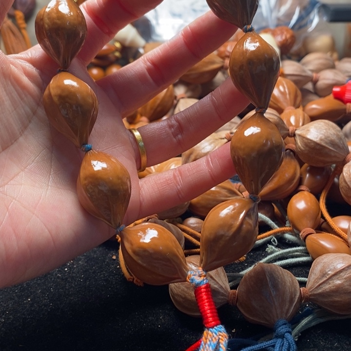 手串/手链橄榄核1.9蒜头彩绳